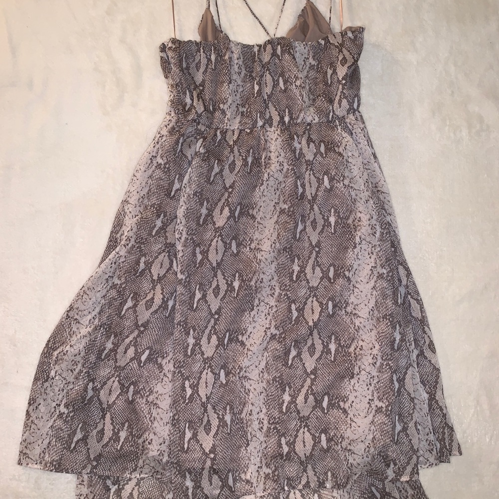 Banana Republic Strappy Snake Print Dress - Picture 4 of 4